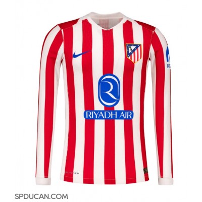 Muški Nogometni Dres Atletico Madrid Domaci 2025-26 Dugi Rukav Muški Nogometni Dres Atletico Madrid Domaci 2025-26 Dugi Rukav